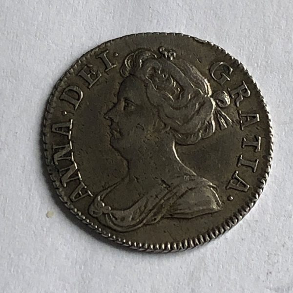 Sixpence 1708