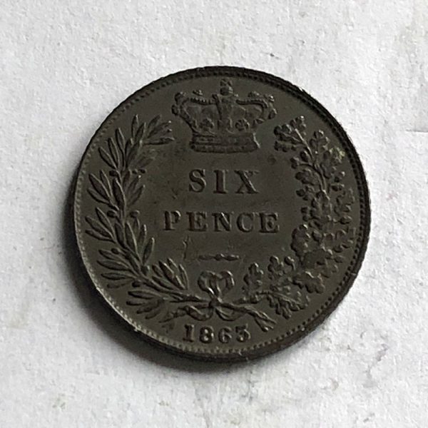 Sixpence 1863
