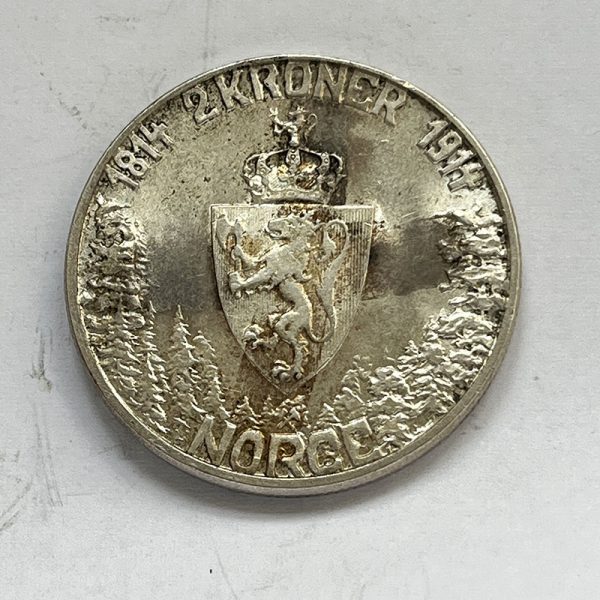 Norway 2 Kroner 1914