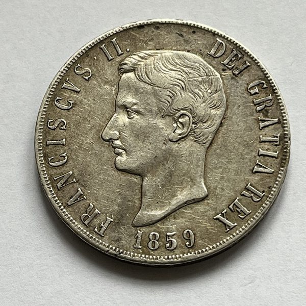 Italy Naples 120 Grana 1859