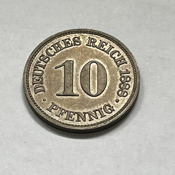 Germany 10 Pfennig 1888