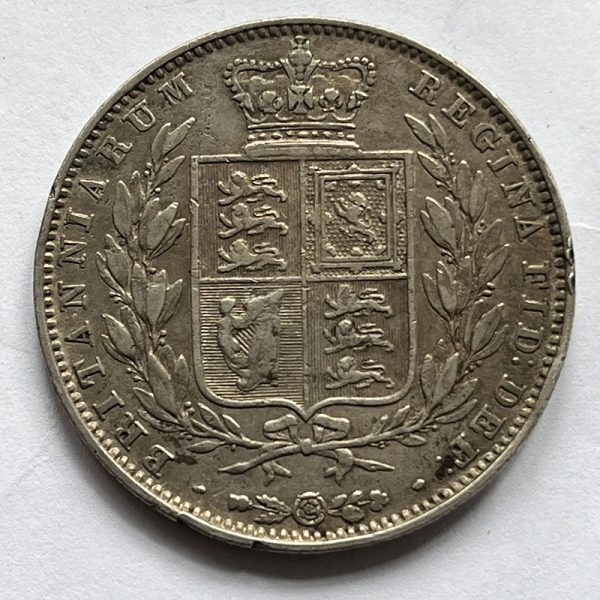 Halfcrown 1845/3