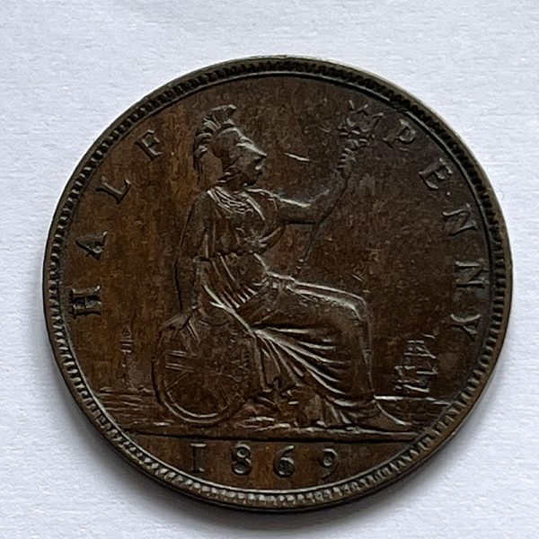 Halfpenny 1869
