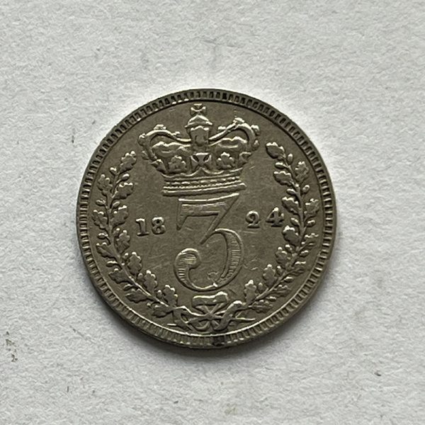 Maundy Threepence 1824