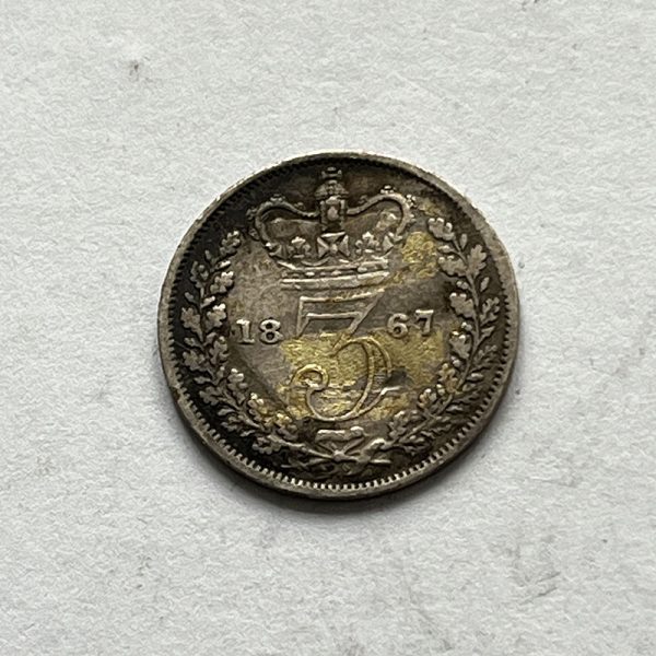 Threepence 1867