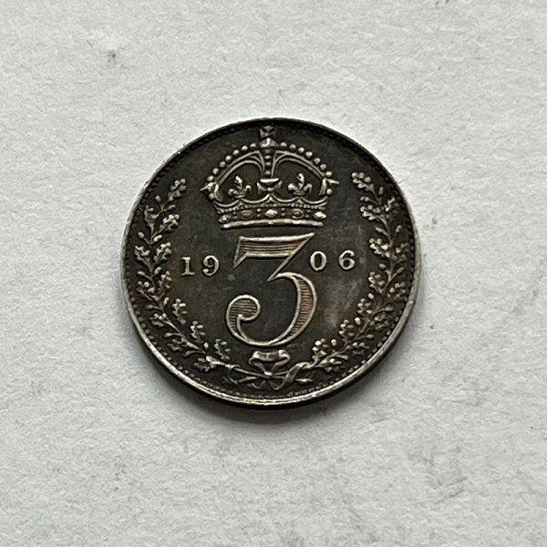 Maundy Threepence 1906
