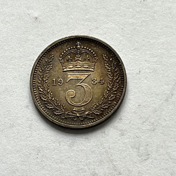 Maundy Threepence 1934