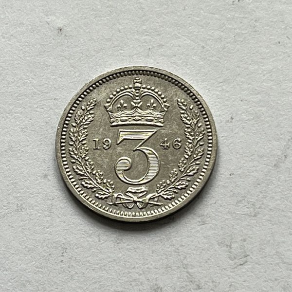 Maundy Threepence 1946