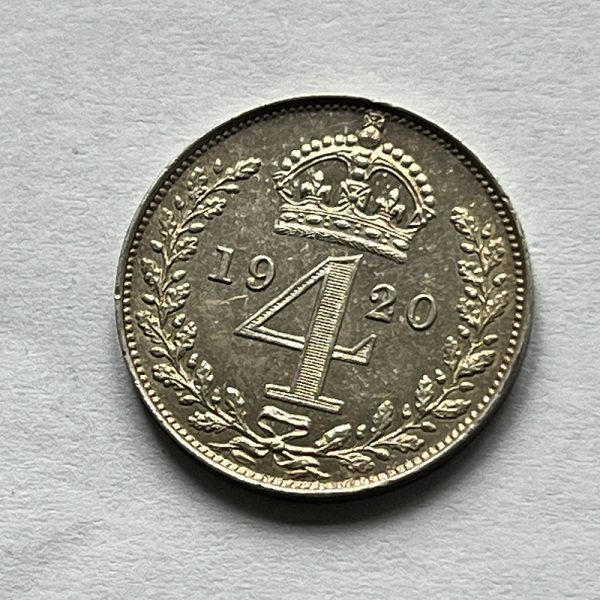 Maundy Fourpence 1920
