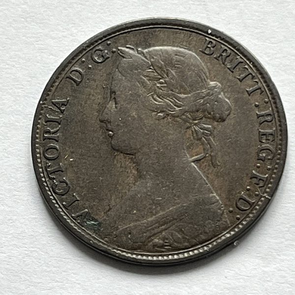 Halfpenny 1865