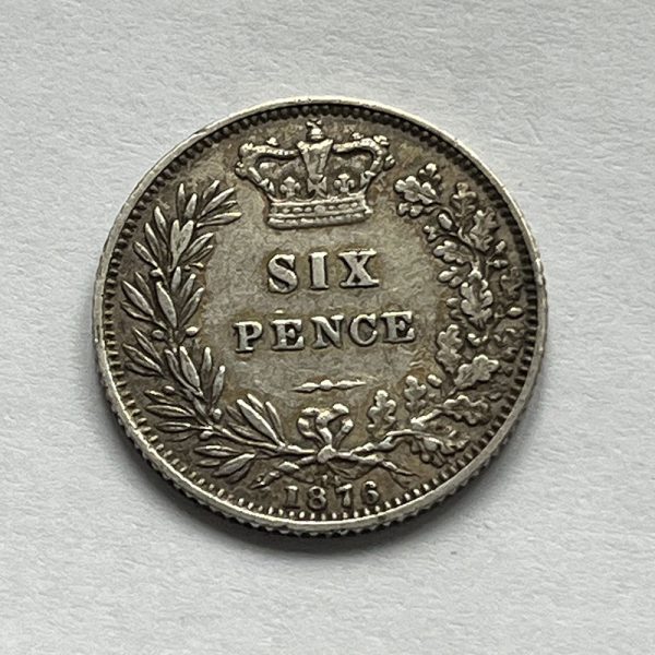 Sixpence 1876