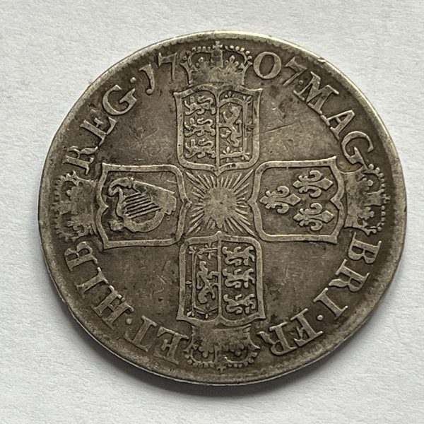 Halfcrown 1707