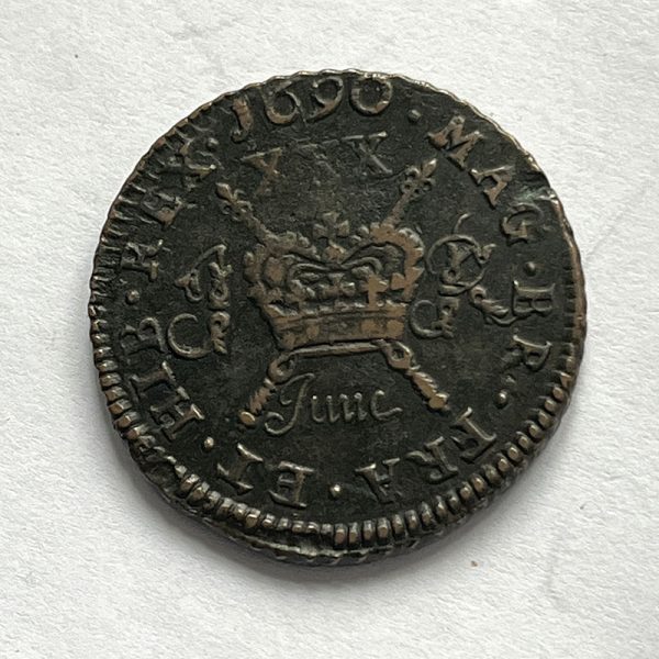 Ireland Gun Money Halfcrown 1690