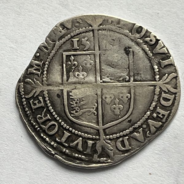 Hammered Sixpence 1582