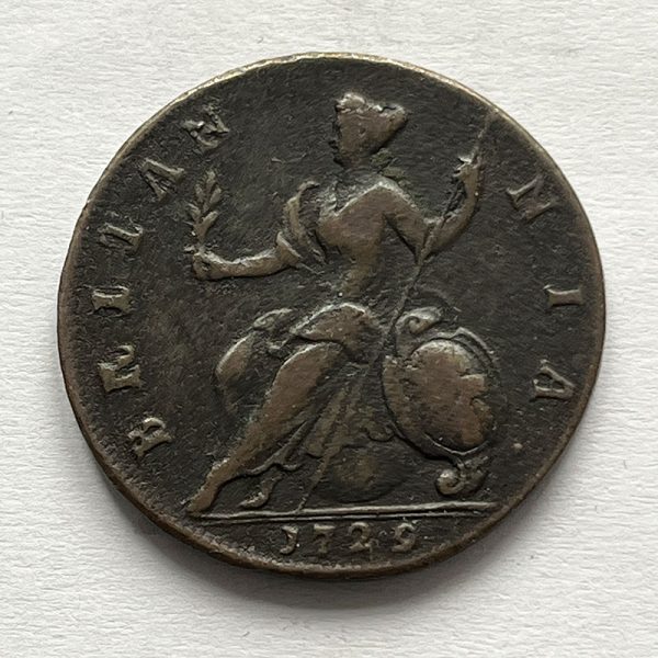 Halfpenny 1729