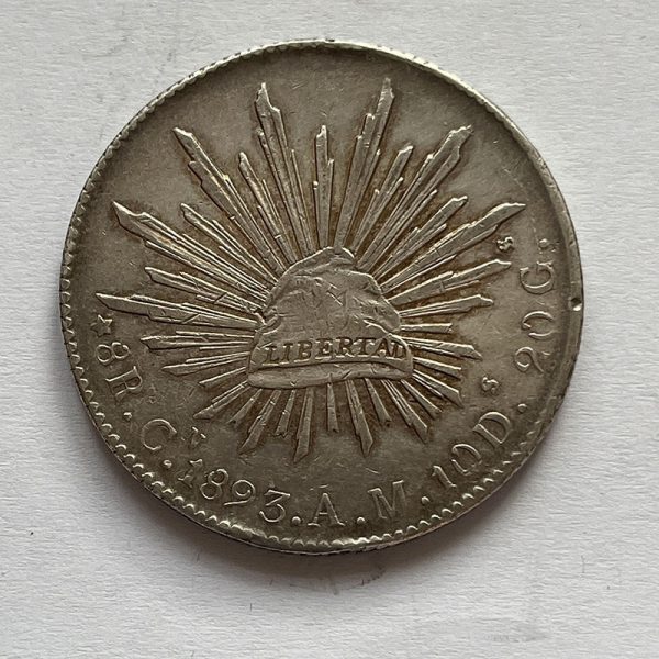 Mexico 8 Reales 1893
