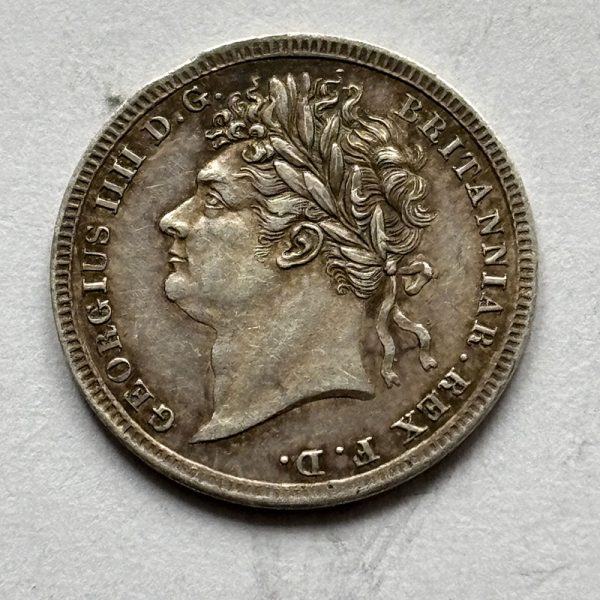 Maundy Threepence 1827
