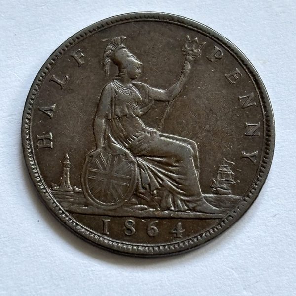 Halfpenny 1864
