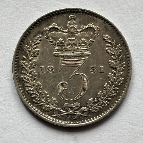 Maundy Threepence 1831