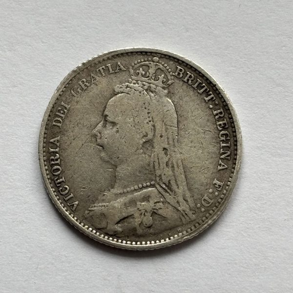 Sixpence 1893