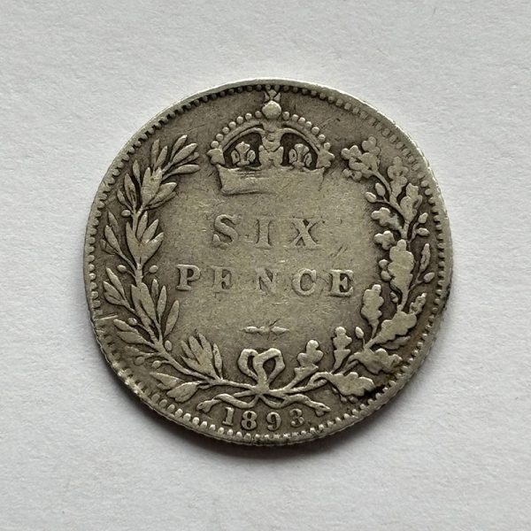 Sixpence 1893