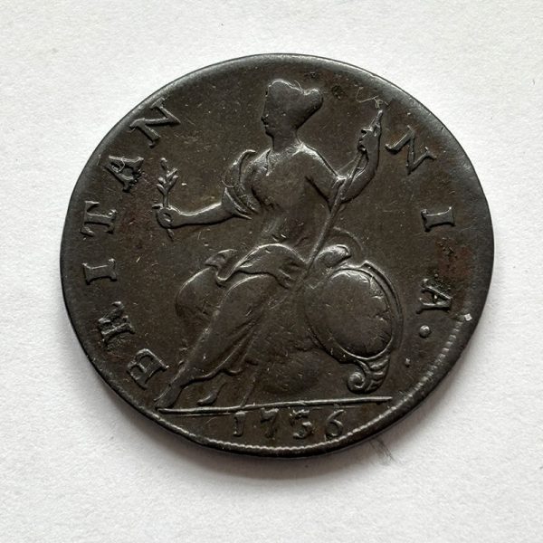 Halfpenny 1736