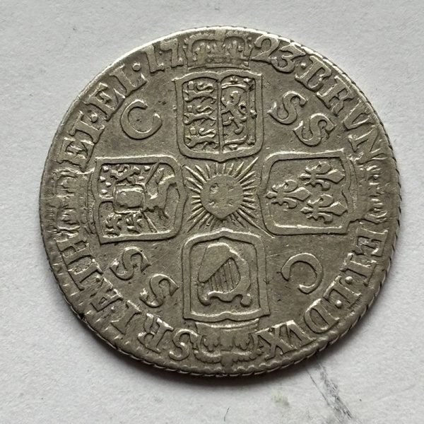 Sixpence 1723