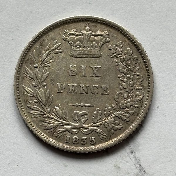 Sixpence 1835