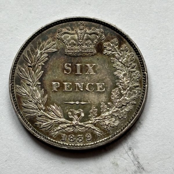 Sixpence 1839