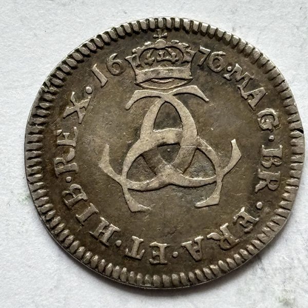 Maundy Threepence 1676
