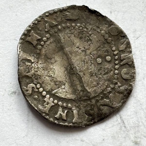 Hammered Twopence Elizabeth I