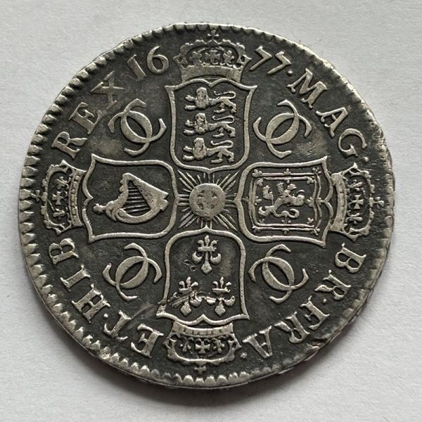 Halfcrown 1677