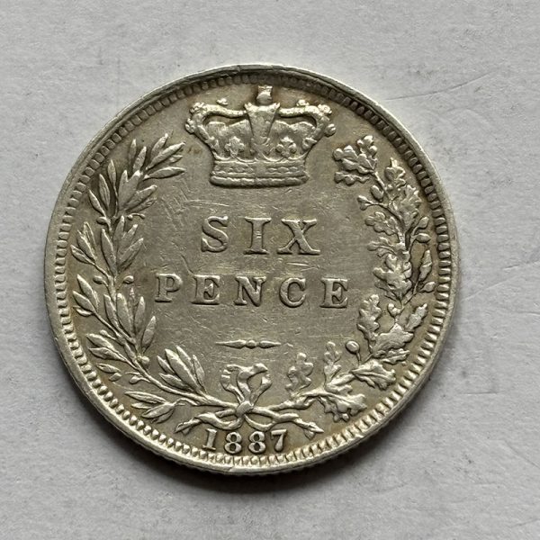 Sixpence 1887