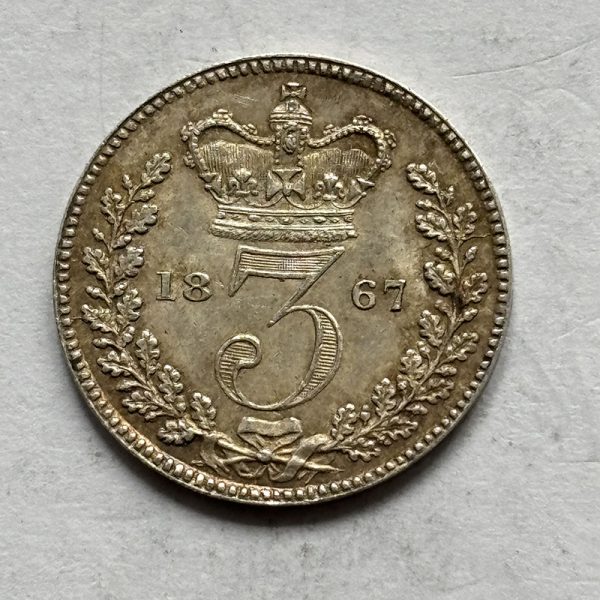 Threepence 1867