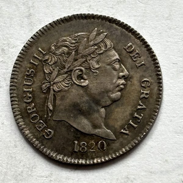 Maundy Threepence 1820