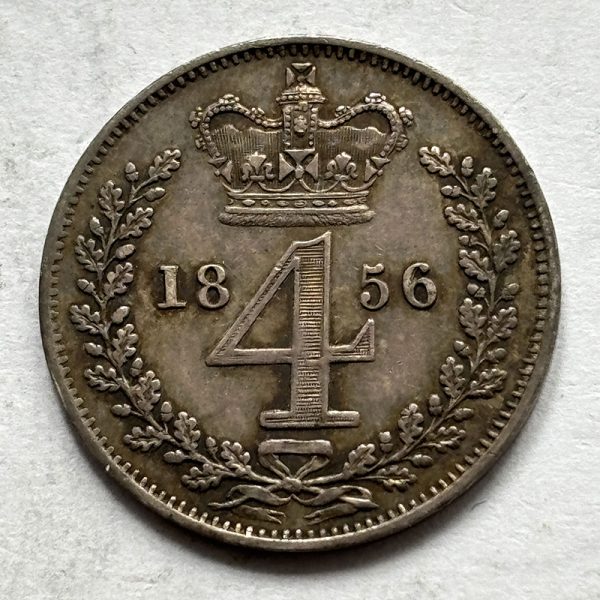 Maundy Fourpence 1856