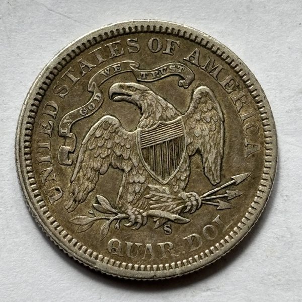 USA Quarter Dollar 1875