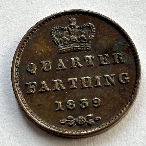 Quarter Farthing 1839