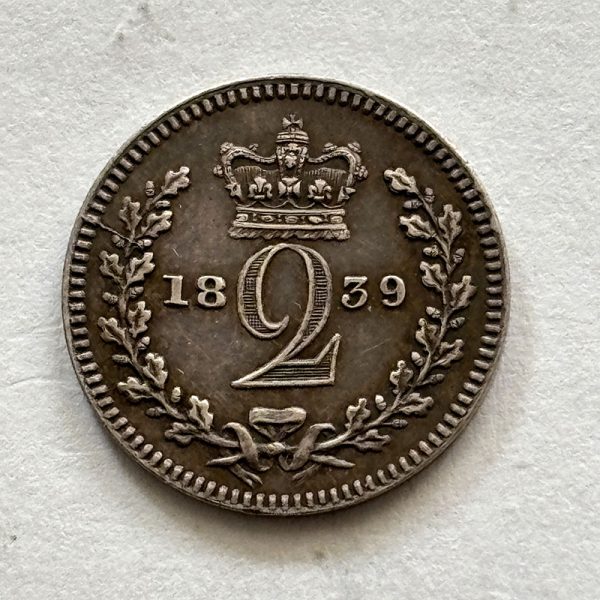 Maundy Twopence 1839