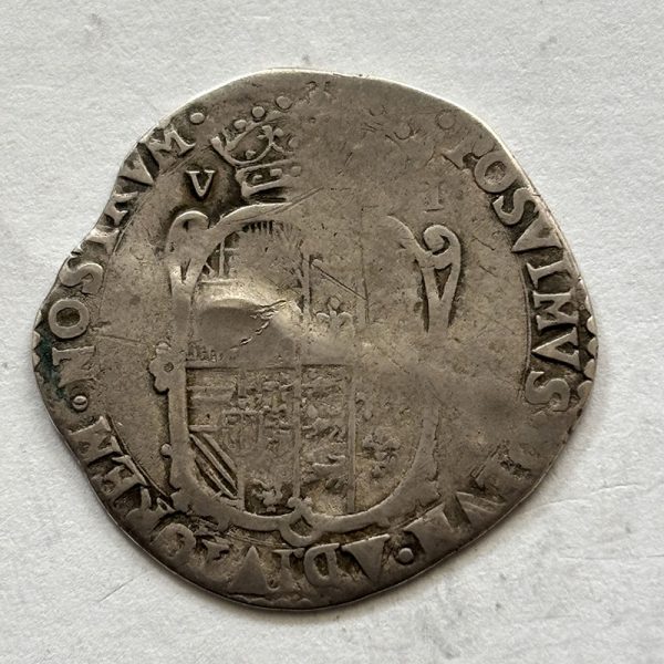 Hammered Sixpence 1554
