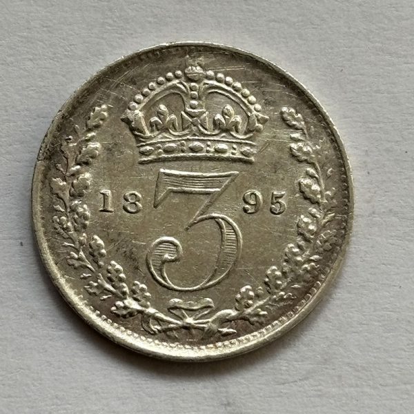 Threepence 1895
