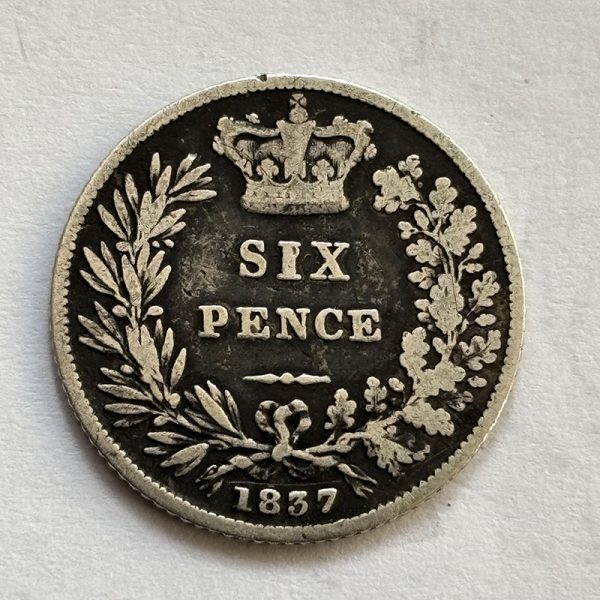 Sixpence 1837