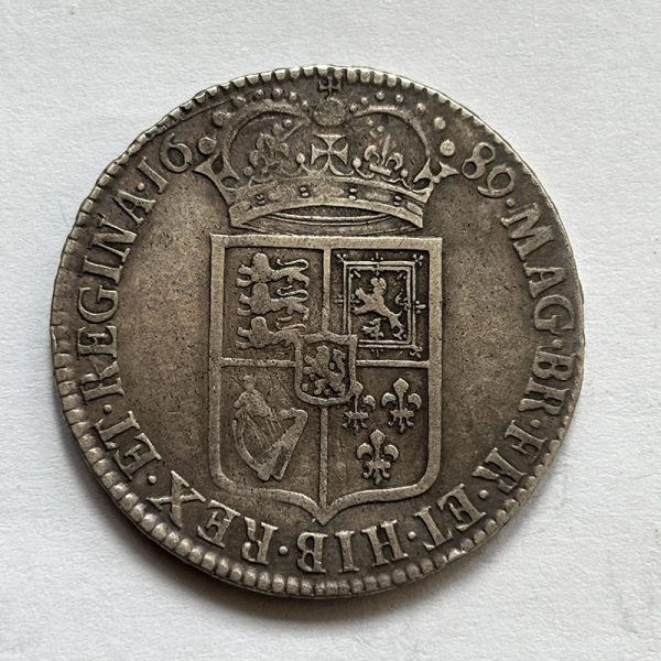 Halfcrown 1689