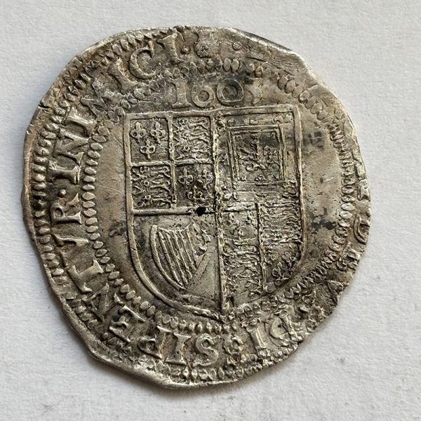 Hammered Sixpence 1603