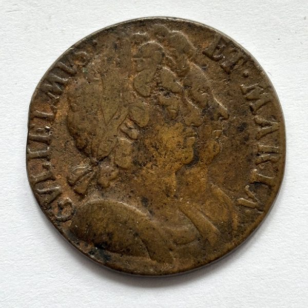 Halfpenny 1694