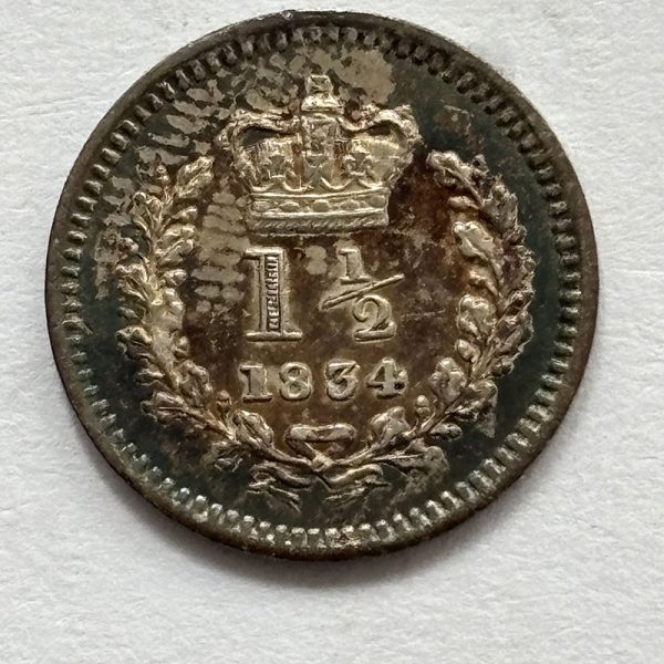 Threehalfpenny 1834
