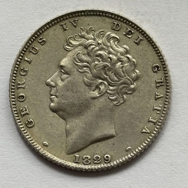 Sixpence 1829
