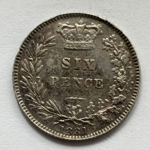 Sixpence 1881