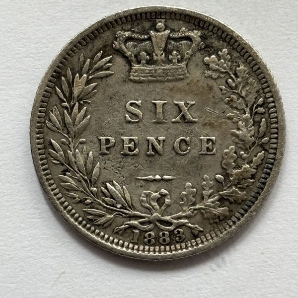 Sixpence 1883