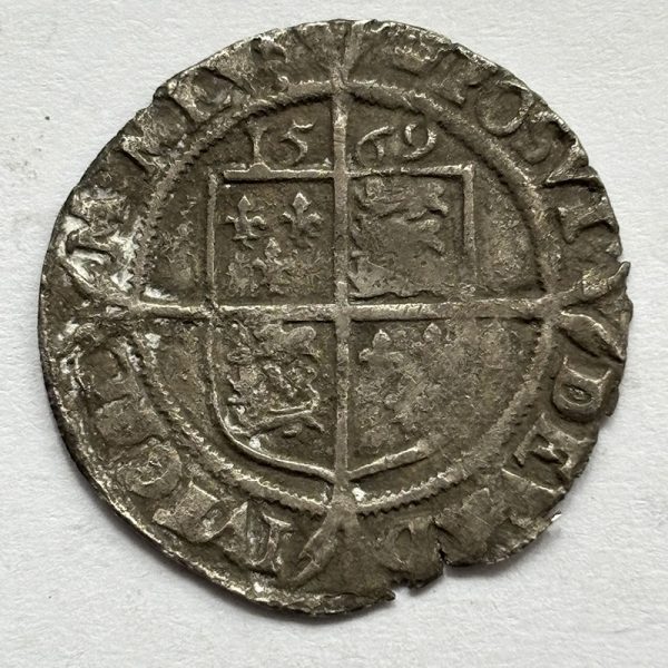 Sixpence 1569